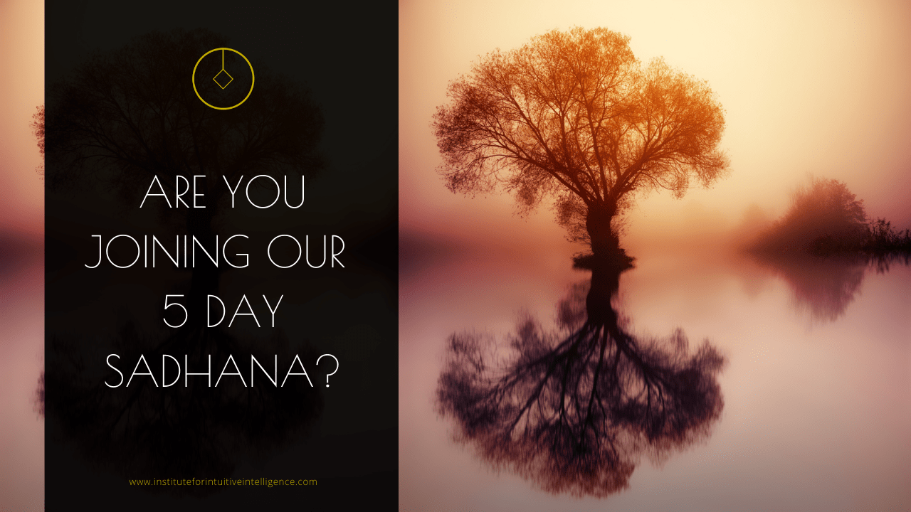 Are you joining our 5 day Sadhana?